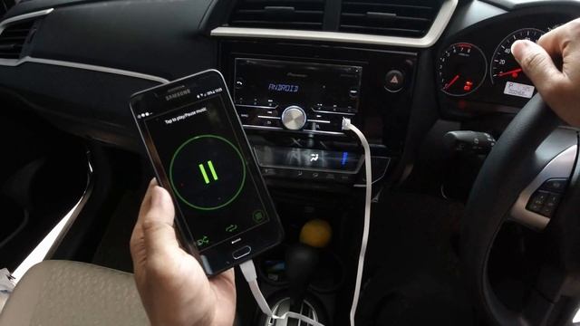 Menghubungkan HP Android dan iPhone ke Audio Honda Brio Satya (Pioneer FH505BT) смотреть онлайн