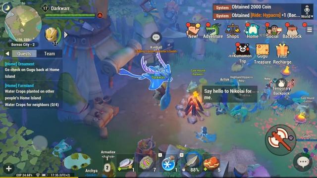 Dawn of Isles gameplay: First dungeon, Taming Pets, Skills and More! смотреть онлайн