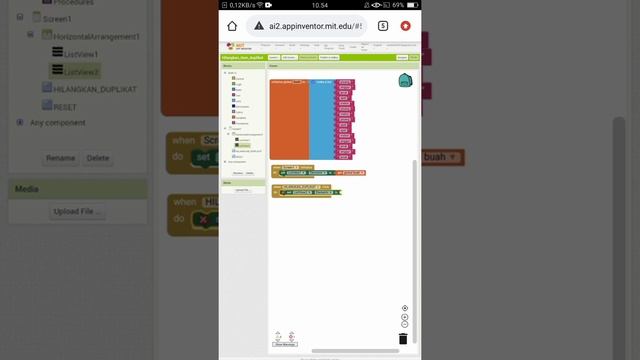 Remove duplicate item in list (blocks) App inventor | Kodular | App builder. смотреть онлайн