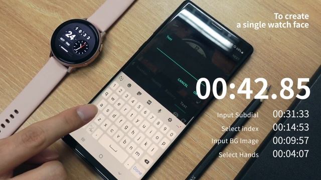 1 min to Design a Watch Face | MR TIME Watch Face Maker смотреть онлайн