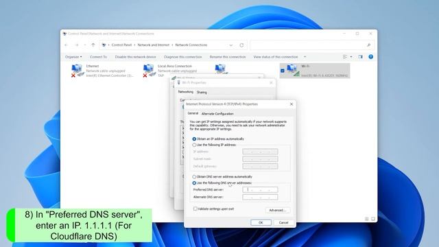 How To Change DNS Servers on Windows (7, 8, 8.1, 10, 11) смотреть онлайн