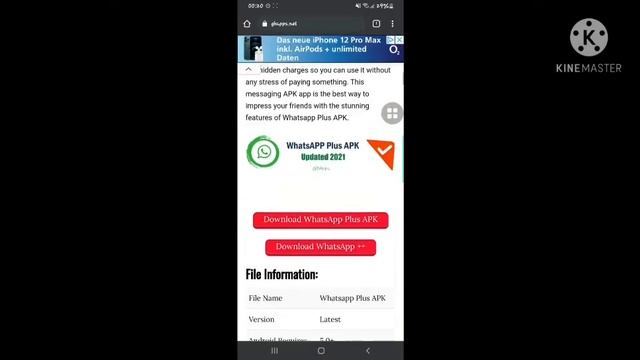 Installation einer WhatsApp Plus Apk |Julientv| (100%legal)Mai 2021. смотреть онлайн