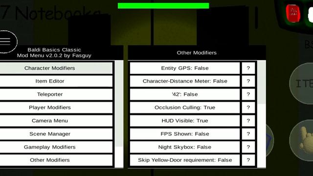 Baldi Basics In The Terrible Blood Thing Mod Menu смотреть онлайн