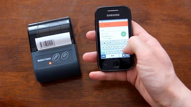 First Android App for Rongta BT Printer - Print Barcode смотреть онлайн