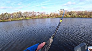 Зацеп оживает!!! Ловля щуки осенью на поливе. Рыбалка на Оке.