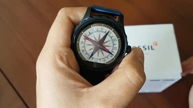 Fossil Q Marshal smartwatch review in 2017 with android wear 2.0 - stainless steel blue smart watch смотреть онлайн