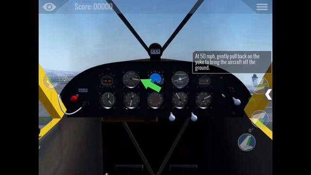 Takeoff in a Piper Cub - X-Plane mobile смотреть онлайн