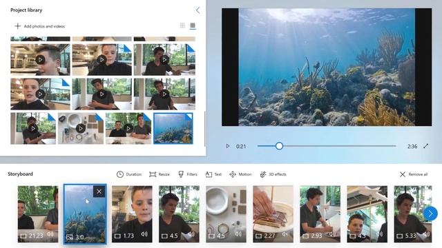 Video Editing in Microsoft Photos Titles and Text смотреть онлайн