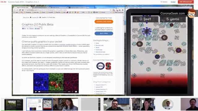 Walter Luh Talks About Corona SDK Graphics 2.0 Public Beta смотреть онлайн