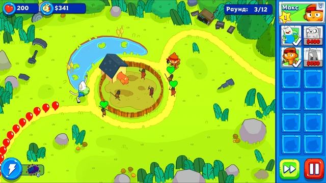 Bloons Adventure Time TD - Mobile Gameplay Walkthrough Part 2 (iOS, Android) смотреть онлайн