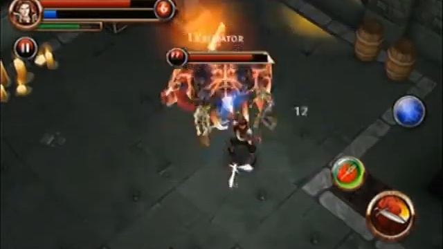 Pandora 1GHz Unit running Dungeon Hunter HD on Android смотреть онлайн