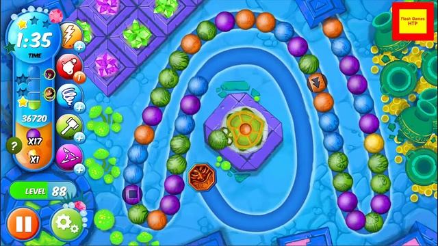 Zuma Deluxe - Woka Woka - Best of Kid Game – FlashGamesHTP Android, iOS Full Level #5 смотреть онлайн