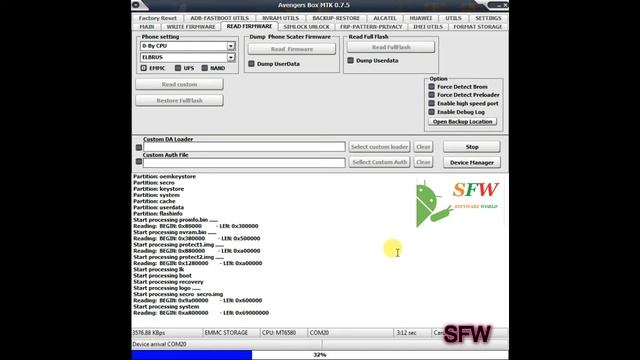 Samsung Clone J7 Pro MT6580 Read Flash File Done By Avenger Box смотреть онлайн