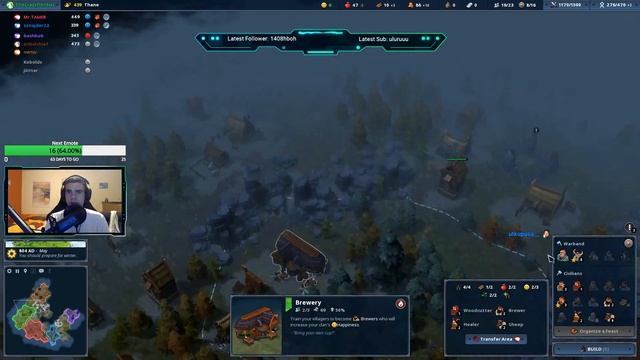 Northgard Goat clan in 3v3 | A long Goat game! смотреть онлайн