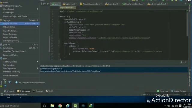 Android studio how to remove error aapt2.exe missing смотреть онлайн