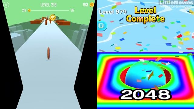 Ball Run 2048 | Coin Rush - All Level Gameplay Android,iOS - NEW APK UPDATE смотреть онлайн