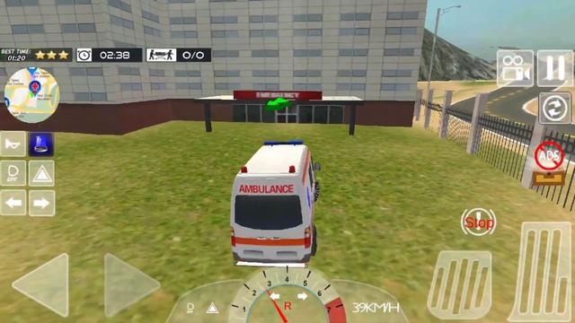 Helicopter and Emergency Ambulance Hero Drive Rescue Injured People - android gameplay. смотреть онлайн