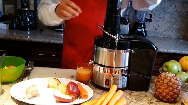 Fresh & Delicious Red Apple & Carrots Juice with Ginger in Easy Steps смотреть онлайн