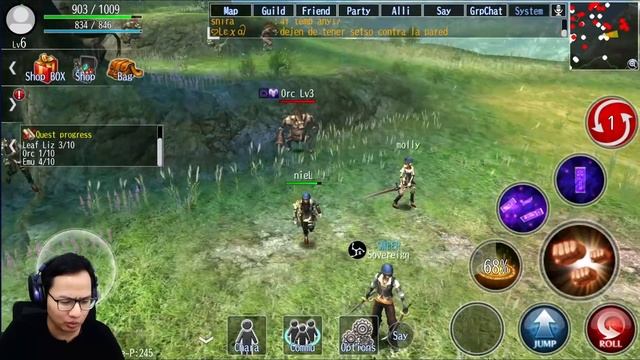 MMORPG Asobimo Ini Dirilis Kembali! - AVABEL CLASSIC (Android) смотреть онлайн