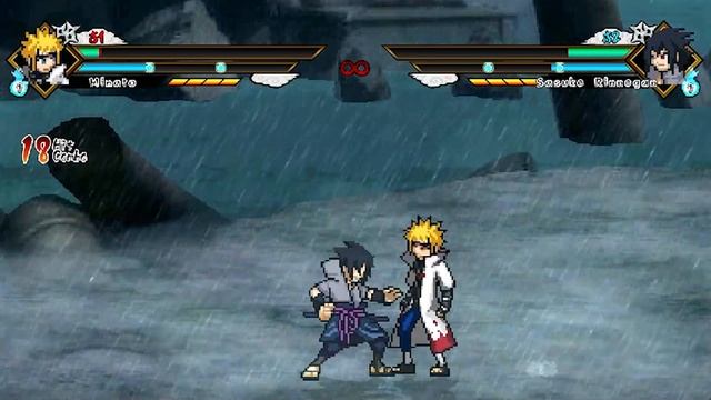 MINATO VS SASUKE RINNEGAN | GAME NARUTO MUGEN ANIME V12 PC 2022 | Full 111 Characters смотреть онлайн