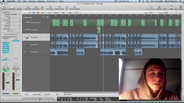 Logic Pro 9 Tutorial - Dual & Quad Tracking Audio смотреть онлайн