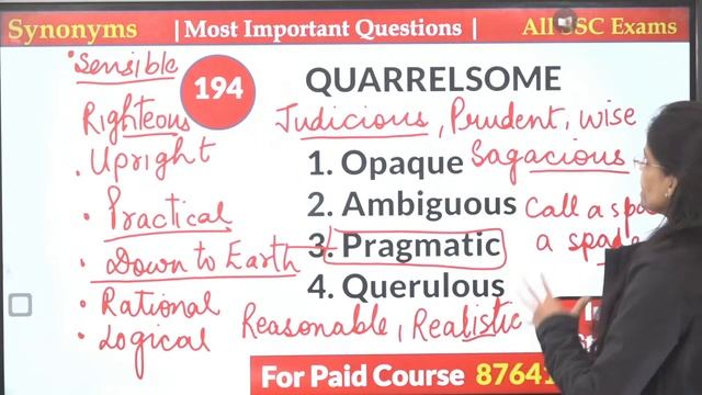 Previous Year Vocabulary for all exams 18 SSC CGL MAINS, CPO CHSL STENO, CDS ,MTS , BANK 20 смотреть онлайн