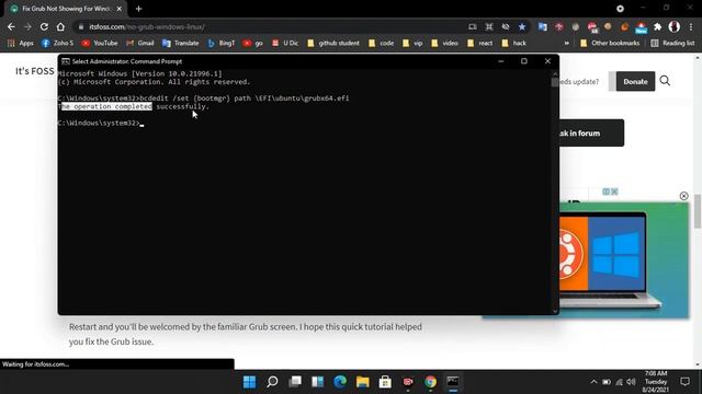 Grub Menu Not Showing Windows 10/11 Dual Boot #linux | #kalilinux | #parrot Os | #ubuntu