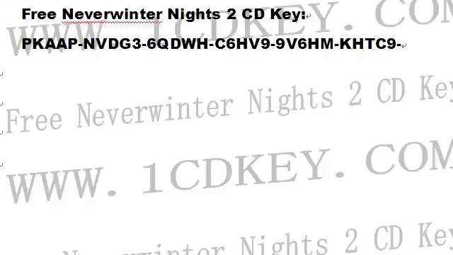 free nightwinter nights 2 cd key.mpg смотреть онлайн