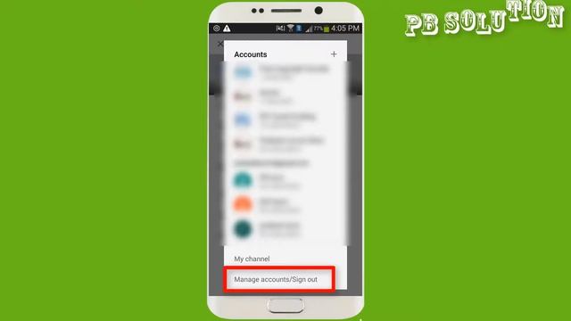 Youtube android app Latest update version remove the Logut/singnout option then how to Logout смотреть онлайн