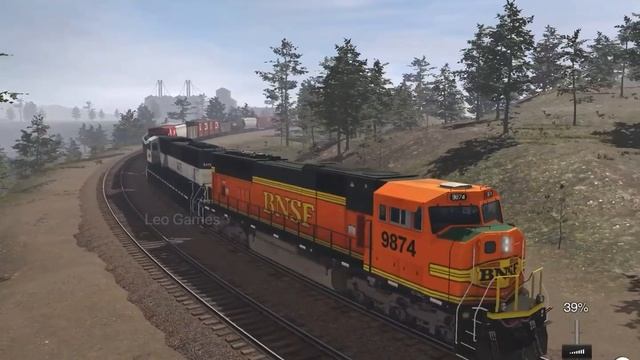 Trainz simulator 3 News Trains BNSF SD70MAC H2 And BNSF Railway EMD SD70MAC Exec смотреть онлайн