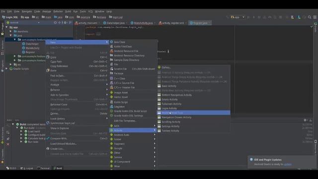 TUTORIAL LOGIN SQLITE ANDROID смотреть онлайн