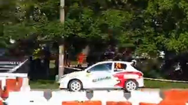 Peugeot 206 @ Timisoara Rally super special смотреть онлайн
