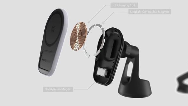 Scosche MagSafe Magnetic Mobile Window/Dash Mount+Qi Charger смотреть онлайн