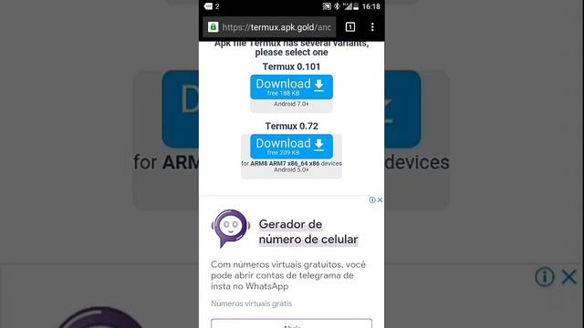 COMO BAIXAR E INSTALAR TERMUX( NO ANDROID 5+) смотреть онлайн