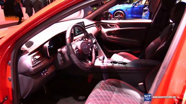2019 Genesis G70 3.3T - Exterior and Interior Walkaround - 2019 Detroit Auto Show смотреть онлайн