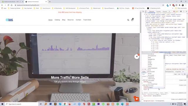 How to change Header Menu and Icon Colors on Shopify ✅ Debut Theme 🌝 Free Code смотреть онлайн