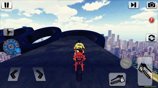 Bike Impossible Tracks Race: 3D Motorcycle Stunts | Android GamePlay смотреть онлайн