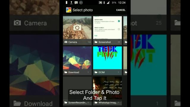 How to Set Wallpaper from Gallery in Android 5 0 Lollipop смотреть онлайн