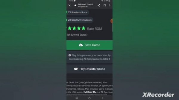 how to play ZX spectrum games in android (speecy emulator)