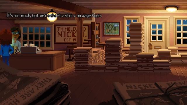 Thimbleweed Park - part 7 - police radio and copy of the map смотреть онлайн