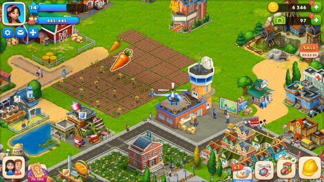 Township - Gameplay Walkthrough Part 37 - Level 14 Unlocking Snack Factory (Android, iOS) смотреть онлайн