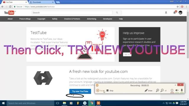 *How To Get New Youtube Layout 2017* | Working 100% | смотреть онлайн