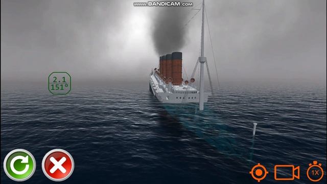 RMS Mauretania sinking and splits like Titanic - Ship Handling Simulator - Ship Mooring 3D смотреть онлайн