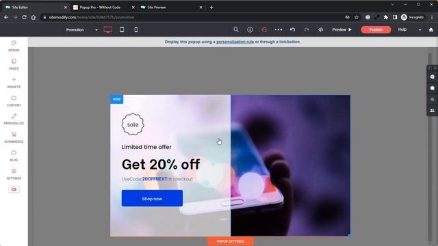 Popup Pro Widget | Tutorial by Without Code смотреть онлайн