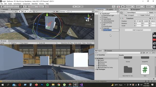 How to use fps counter in unity || Fps counter in your game || Fps in unity смотреть онлайн