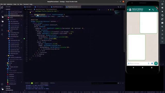 Flutter - Let's work on one to one Image Sharing Functionality (Creating a Layouts -3) || #32 смотреть онлайн