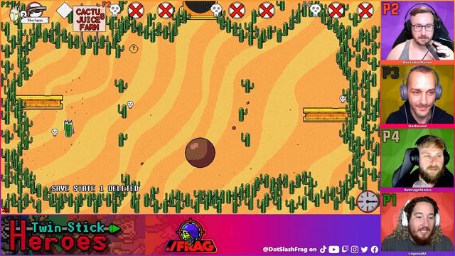 4 Player Chaos — Let's Play Twin Stick Heroes смотреть онлайн