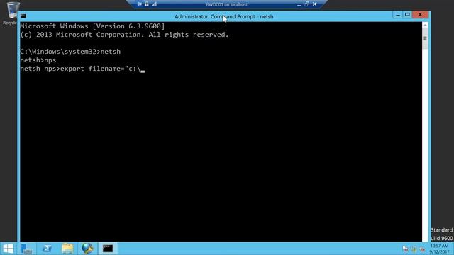 Lab 13 Exporting and Importing the NPS Configuration смотреть онлайн