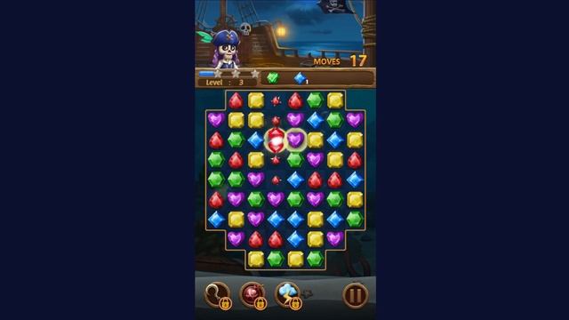 Jewels Ghost Ship: jewel games Mobile Game | Gameplay Android смотреть онлайн