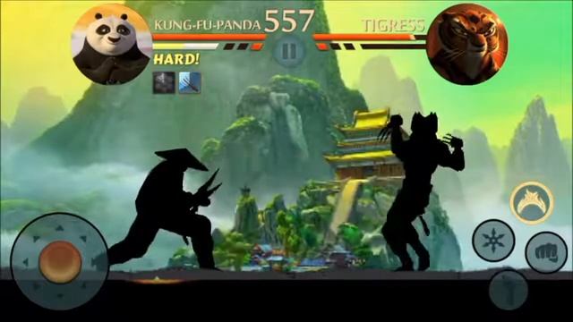 Shadow Fight 2 — Kung Fu Panda Vs Tigress☯☯☯[Kung Fu Panda Location And Music]♬♬♬ смотреть онлайн